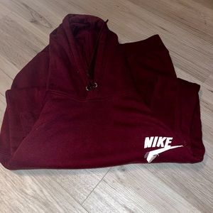 Maroon nike hoodie